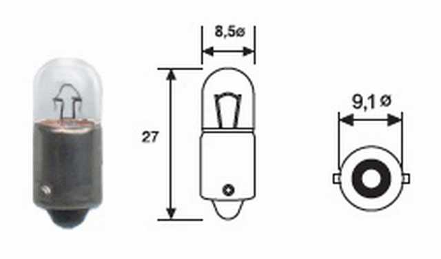 T4 12v 4w magneti marelli