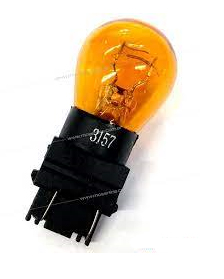 12v 27-5w culote plastico ambar