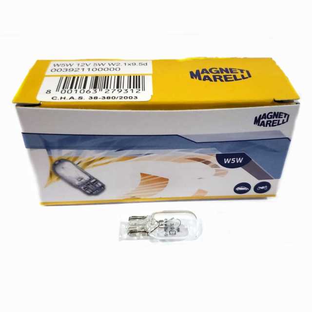 W5w 12v 5w 2825 t10 magneti marelli