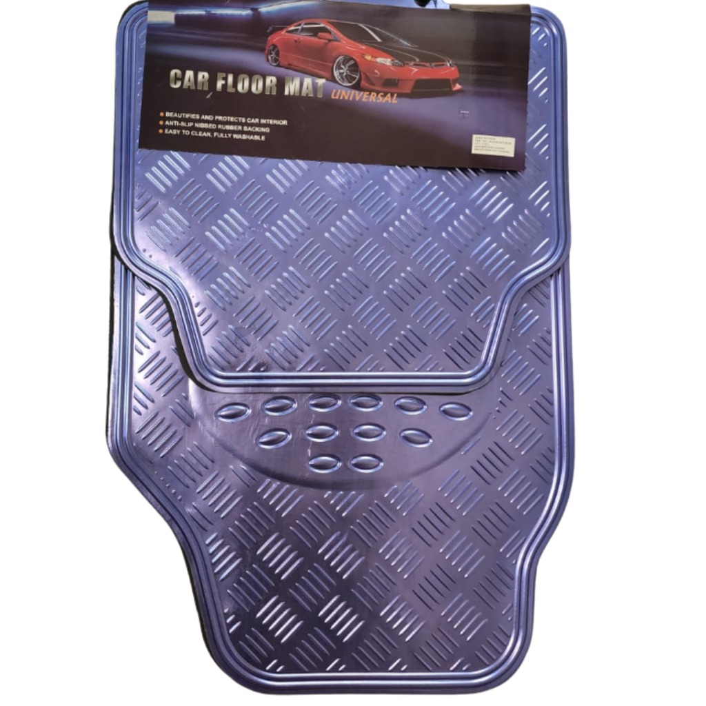 Cubre alfombra simil aluminio opaco 4 pcs. violeta
