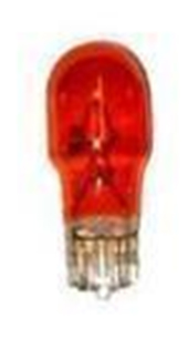 12v 10w roja culote de vidrio