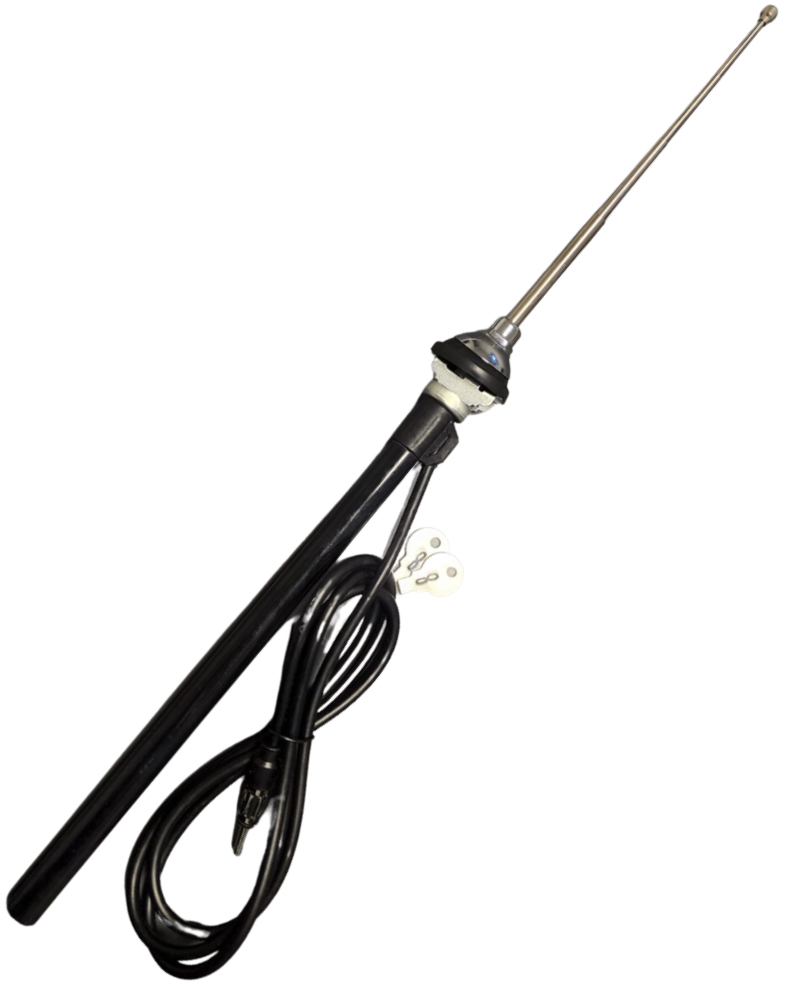 Antena de guardabarro 4 secciones reforzada 90 cm