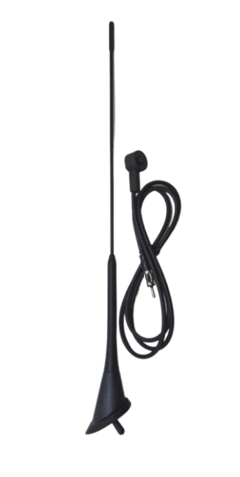 Antena de techo tipo tempra - gol 40 cm cable 2 mts.