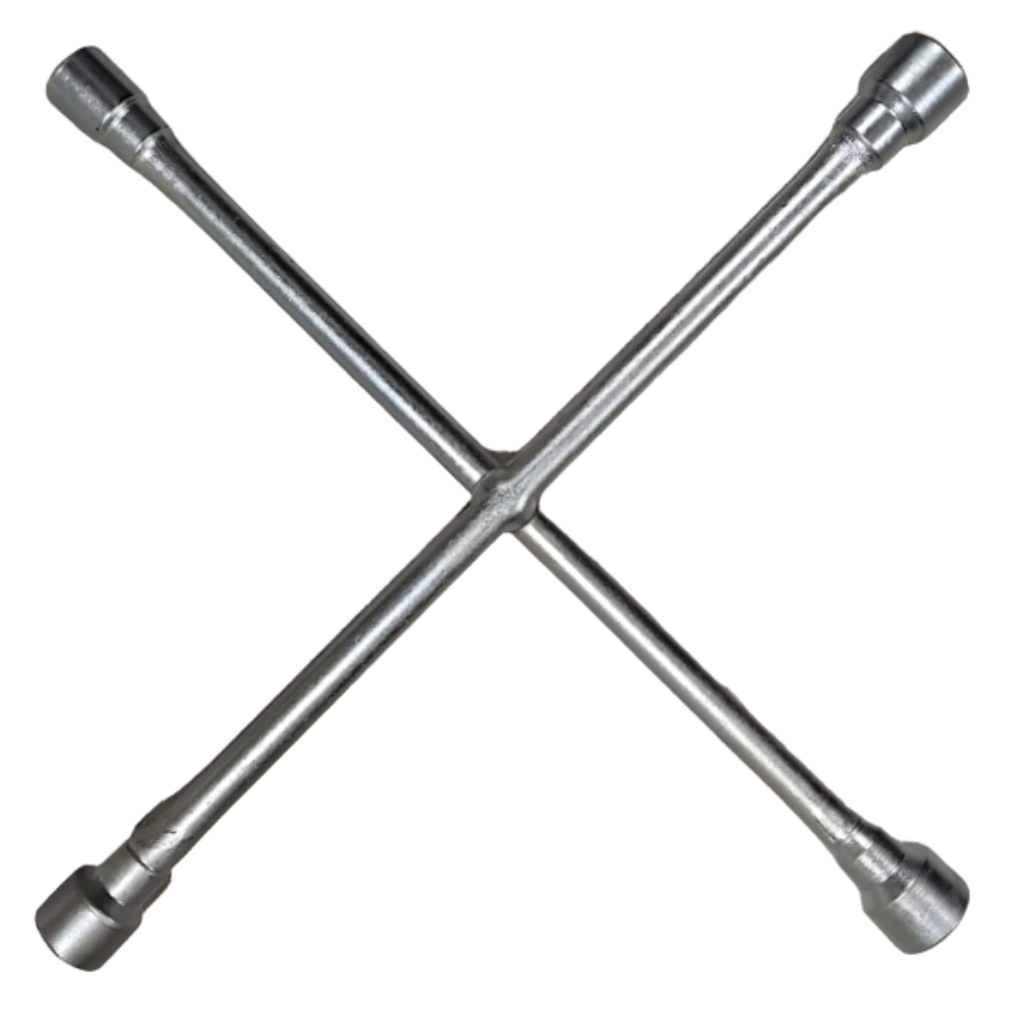 Llave cruz zincada gomero 17x19x21x23mm 20