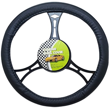 Cubre volante premium negro linea negra