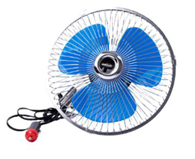 Ventilador 6 12v reja metalica