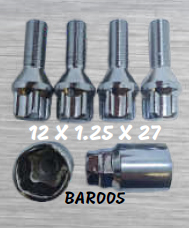 Antirobo peu cit fiat seat lancia 12x1.25 27mm