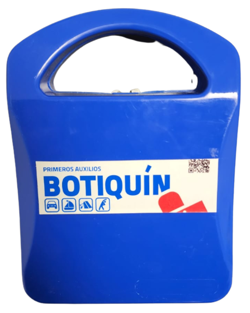 Botiquin 4 elementos gasa alcohol curita algodon
