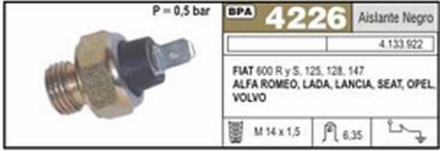 Bpa fiat 600 r y s-125-128-147-lada-alfa romeo