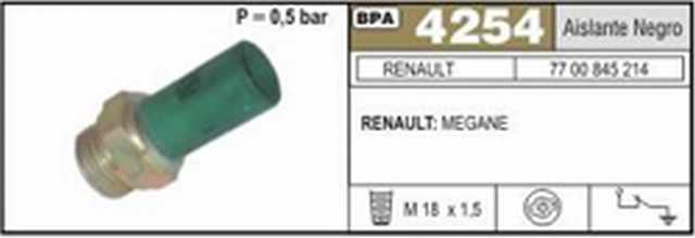 Bpa renault megane aisl. verde