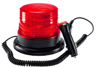 Baliza giratoria led rojo 12/24v