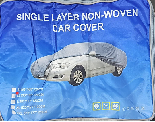 Cubre auto 80 g m 530 x 165 x 120 cm