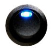 Llave tecla redonda con led azul