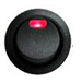 Llave tecla redonda con led rojo