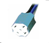 Ficha minirelay 5 vias ceramica cub-plast. 1,50 mm tr106a