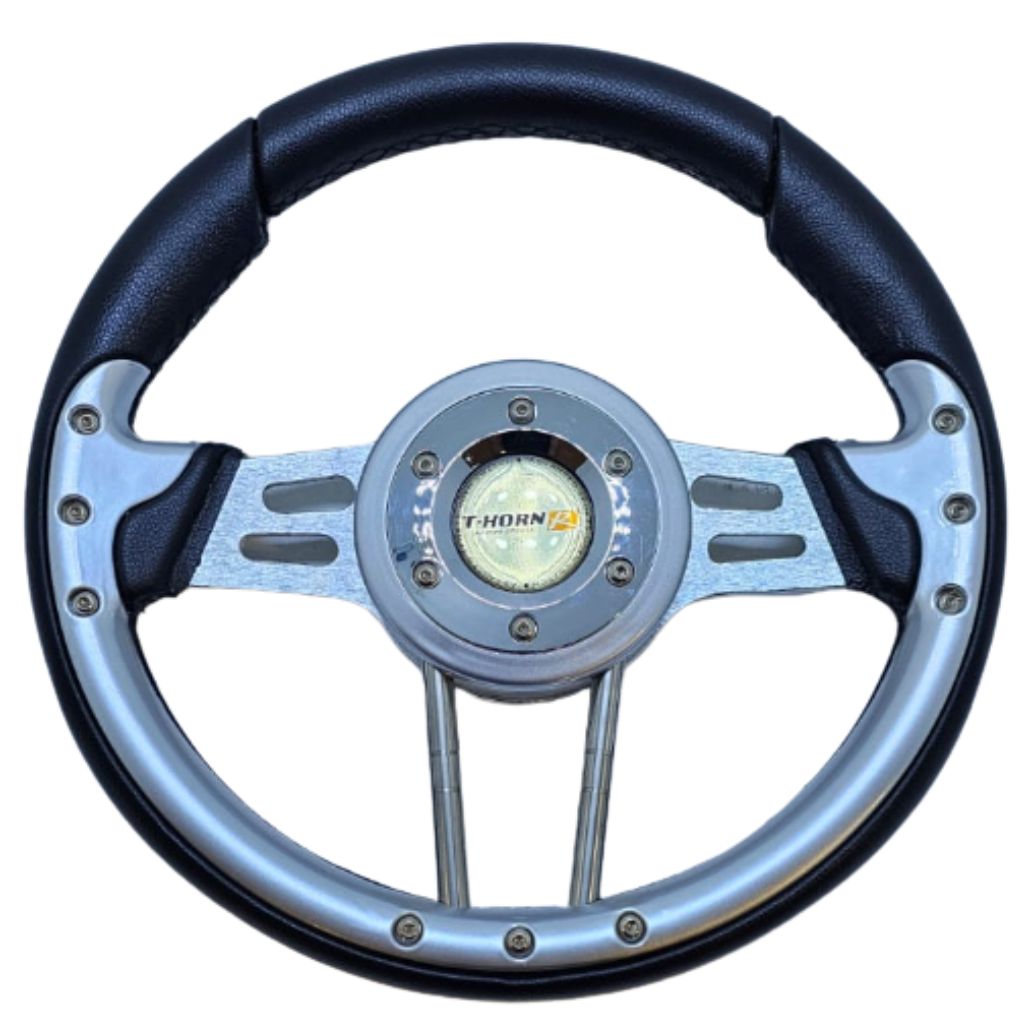 Volante importado 2 tubos cromo inferior c-tor cromo 4166
