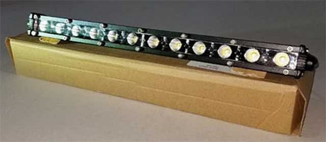 Barra 12 led 36w slim 33 cm