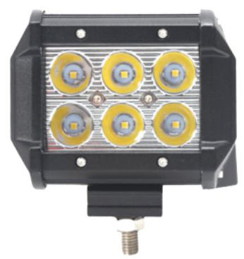 Barra 6 led 18w 10 cm