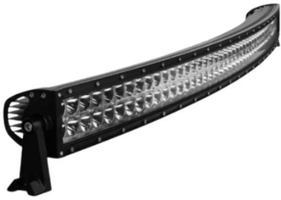 Barra 60 led 180w 80 cm 12-36v aluminio 45mm curva