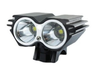 Faro doble auxiliar con ojo de angel 12v 20w 5000 lux