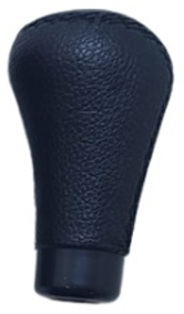 Pomo deportivo premium cuero cosido negro