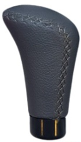 Pomo deportivo premium cuero cosido pato gris