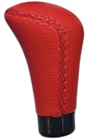 Pomo deportivo premium cuero cosido pato rojo