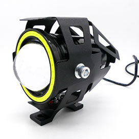 Faro led con lupa redondo 4cm 10w 2000 lux con ojo angel