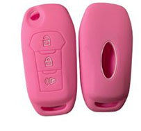 Funda llave silicona ford ka new rosa