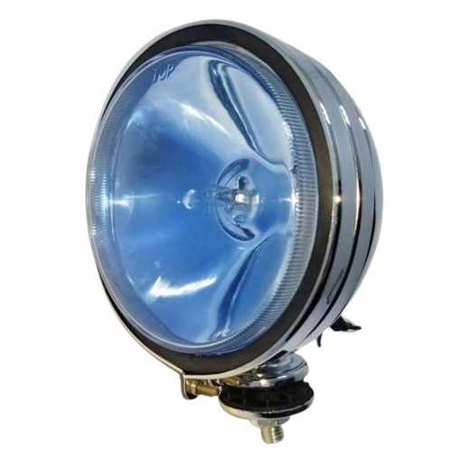 Faro redondo 4x4 cromado 160 x 136 mm. azul