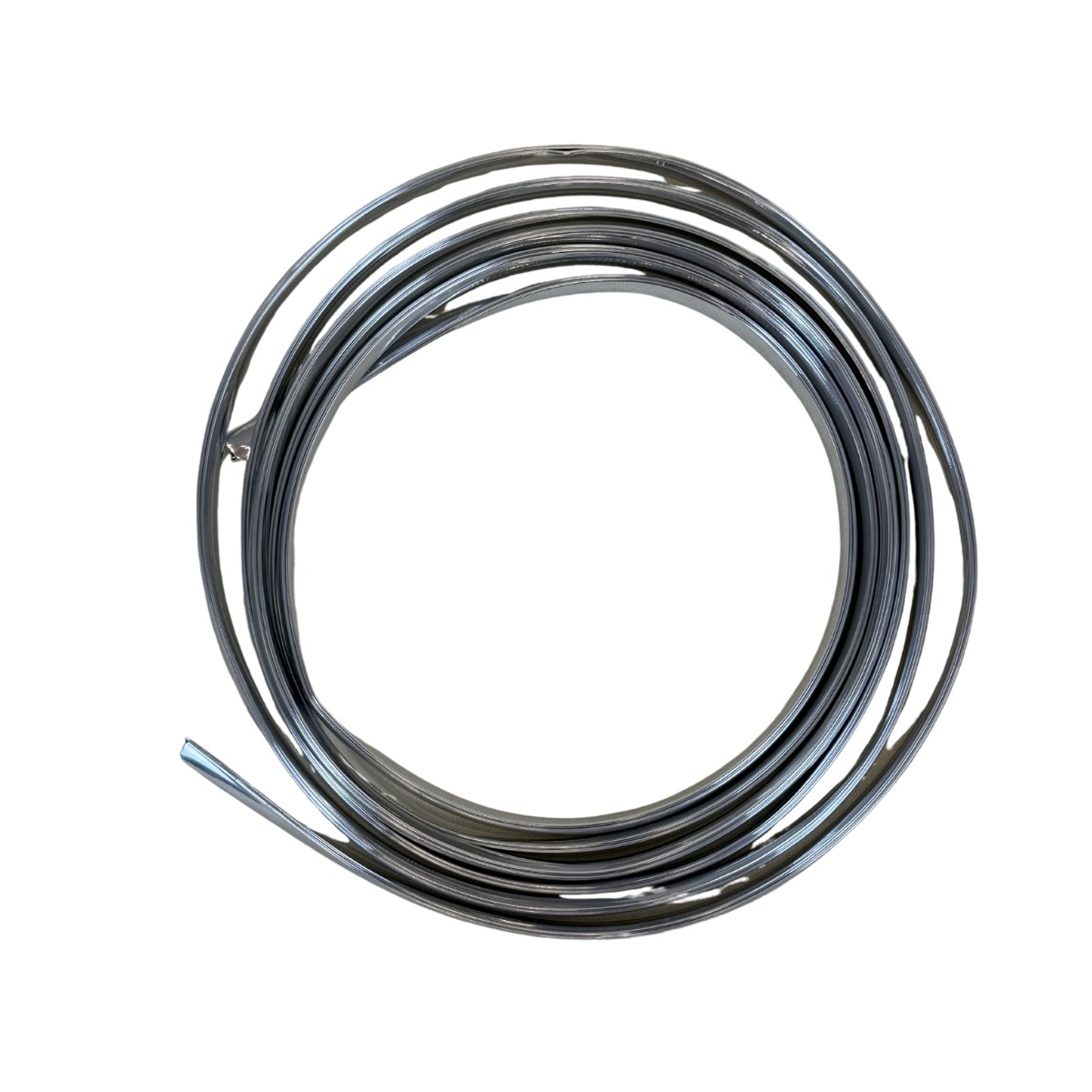 Moldura silvre 6mm x 8mm x 3 mts 