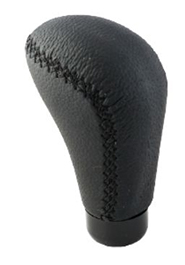 Pomo deportivos premium cuero negro cosido