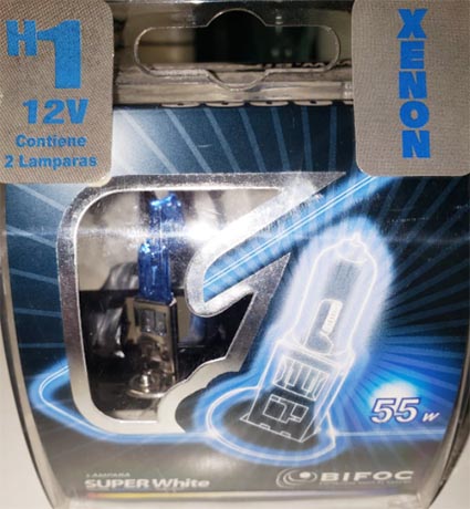 Lampara h1 12v 55w crystal bifoc x jgo.