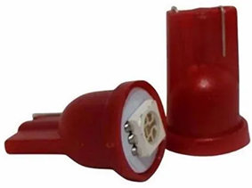 Lampara t10 1 smd rojo