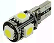Lampara t10 5smd canbus 5050 blanca