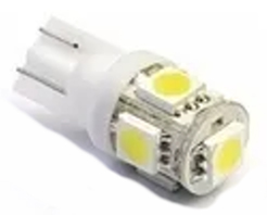 Lampara 2825 t10 5 smd blancos 