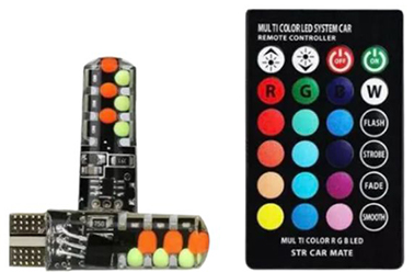 Lampara 2825 rgb c/control remoto x jgo
