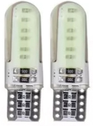 Lampara t10 led siliconado canbus verde x jgo
