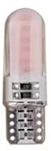 Lampara t10 led cob rosa siliconado