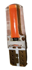Lampara t10 led cob rojo siliconado