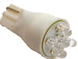 Lampara t15 5 led rojo x unidad