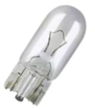 T7 12v 2w culote vidrio mediano w2,1 x 6d