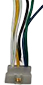 Ficha plastica importada 6 vias macho-hembra x jgo.