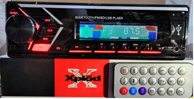 Radio digital xplod bt usb sd c/control desmontable