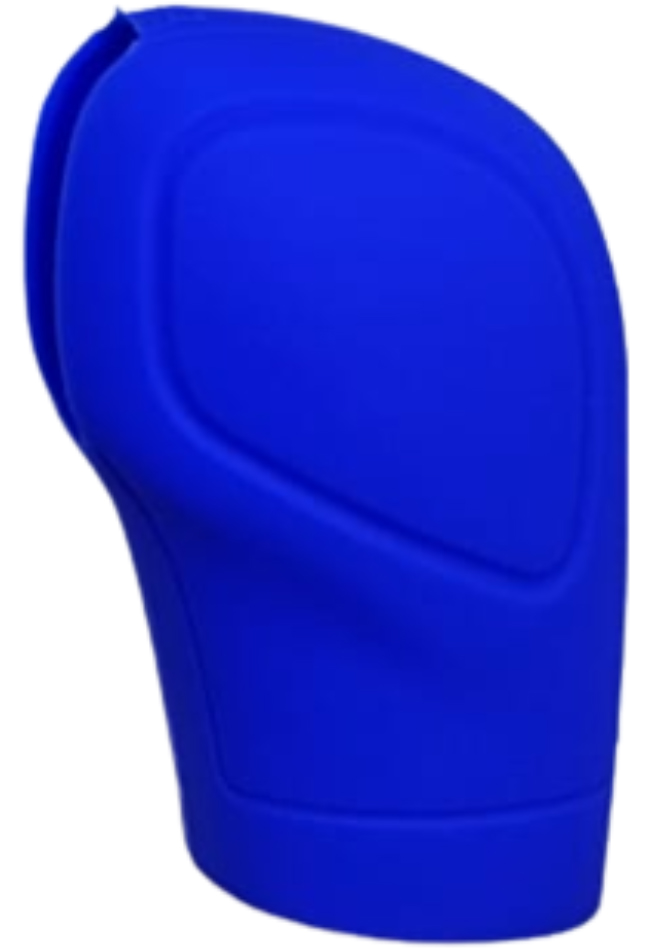 Cubre pomo de cambios de silicona azul