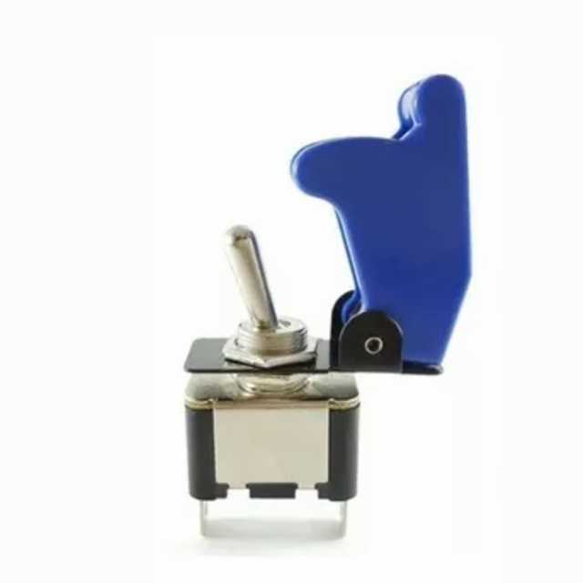 Llave palanca metalica con cubierta azul