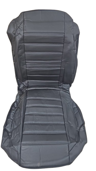 Funda cuero negro imp barras horizontales